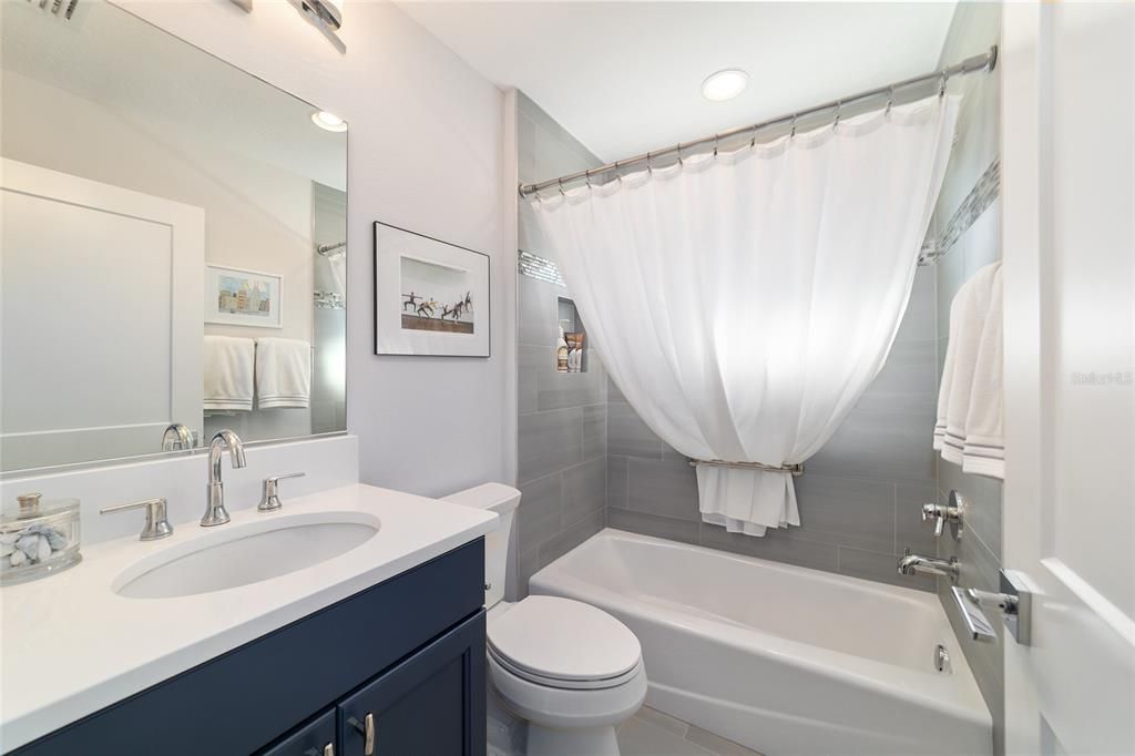Bathroom, Interior, Recessed Lighting