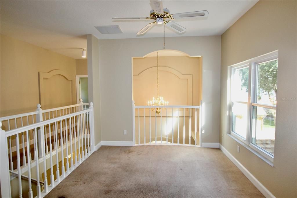 Chandelier, Empty room, Interior