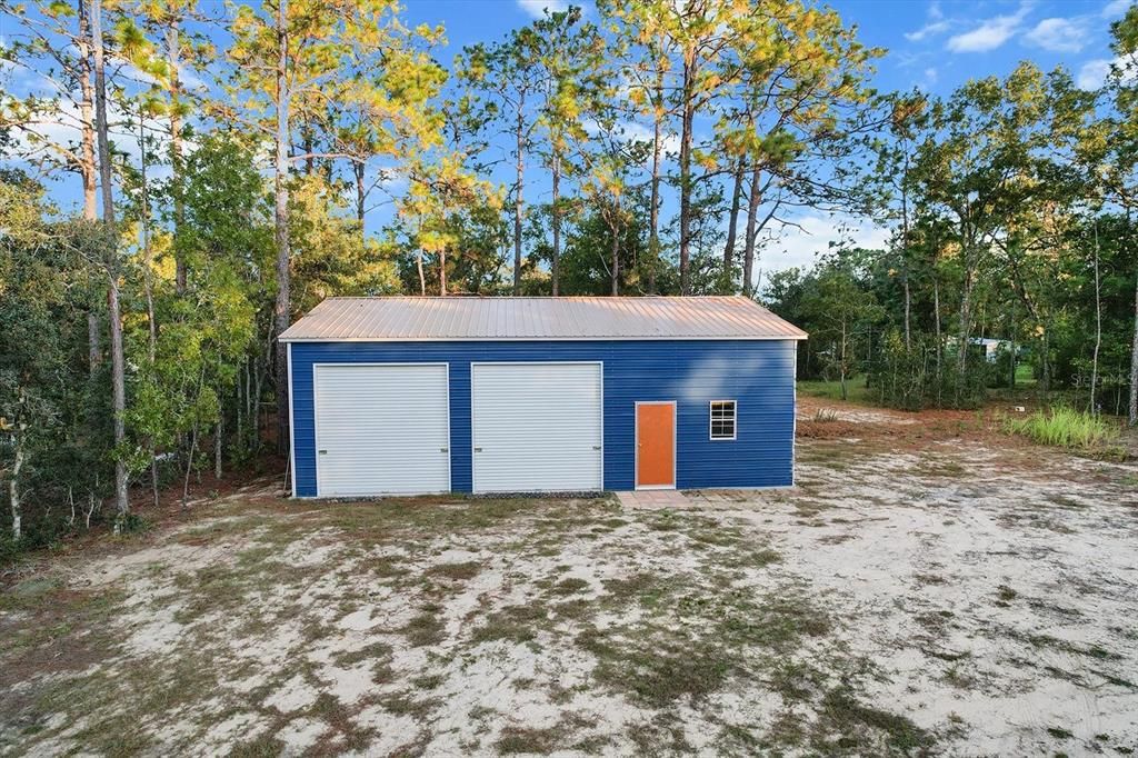 Backyard, Detached Garage, Exterior