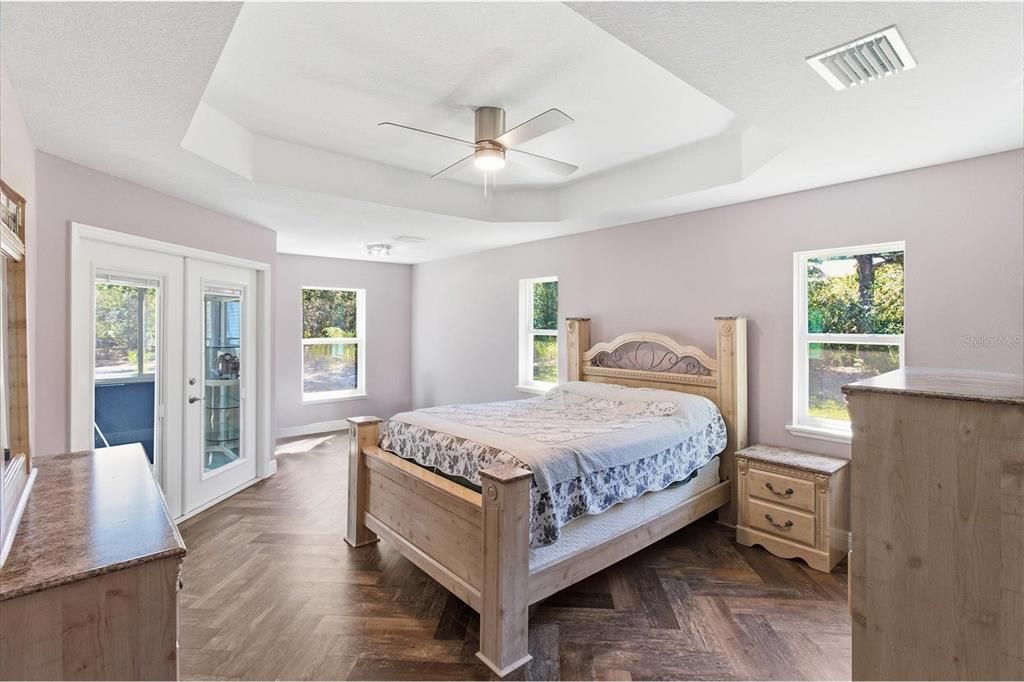 Bedroom, Interior, Wood Texture Flooring