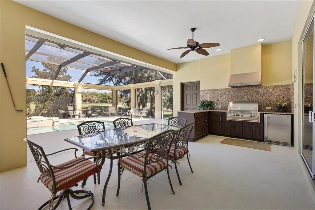 Dining room, Glass Ceilings, Interior, Pool, Recessed Lighting, Sun Room