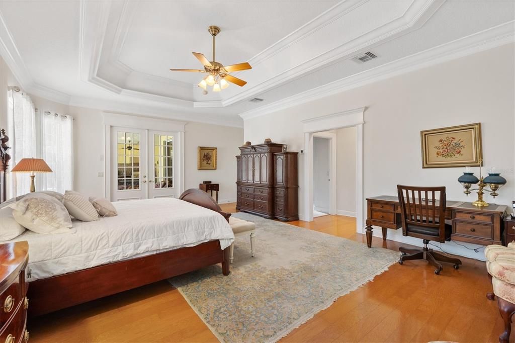 Bedroom, Home Office, Interior, Wood Texture Flooring