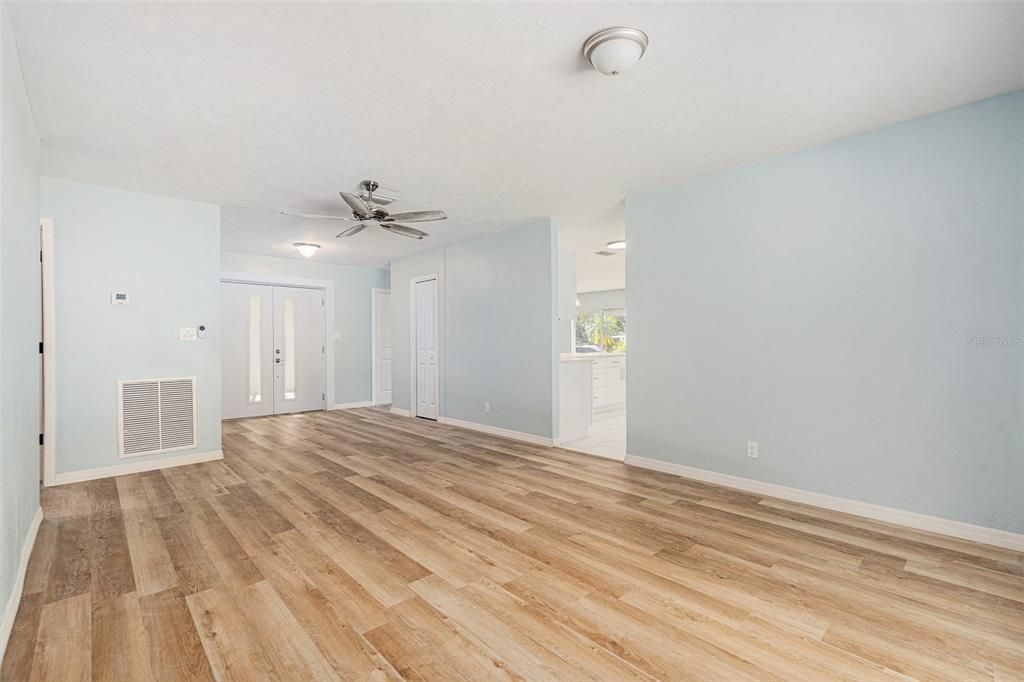 Empty room, Interior, Wood Texture Flooring