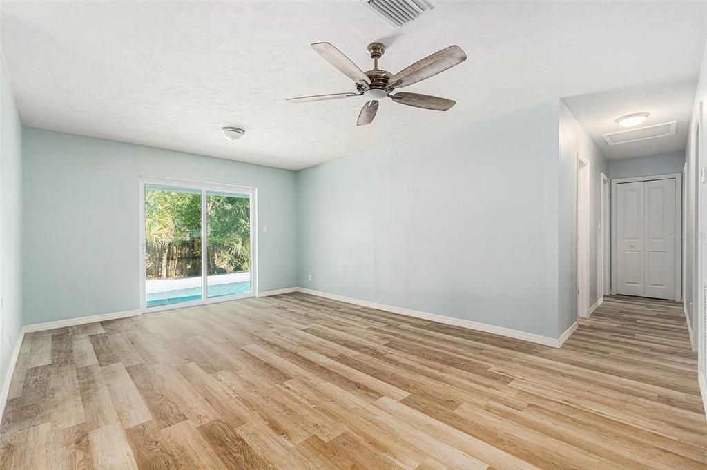 Empty room, Interior, Wood Texture Flooring