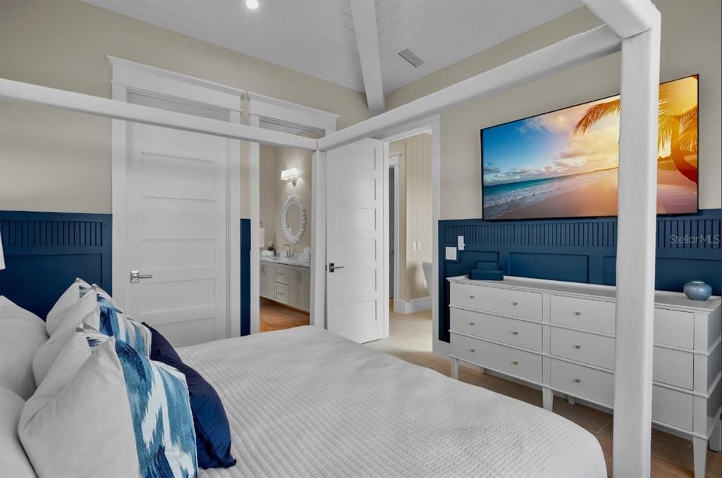 Bedroom, Interior, Recessed Lighting