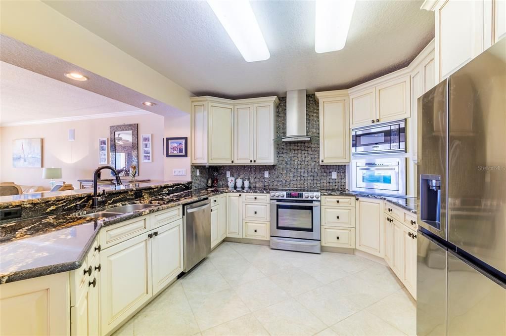 Interior, Kitchen, Recessed Lighting, Stainless Steel Appliances