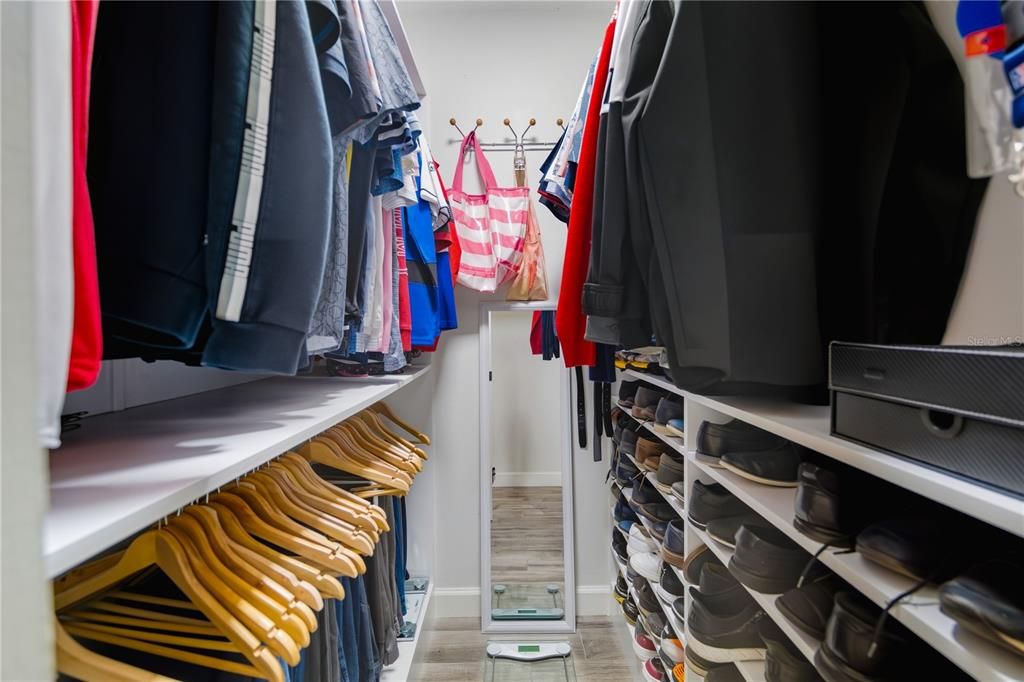 Interior, Walk-in Closets, Wood Texture Flooring