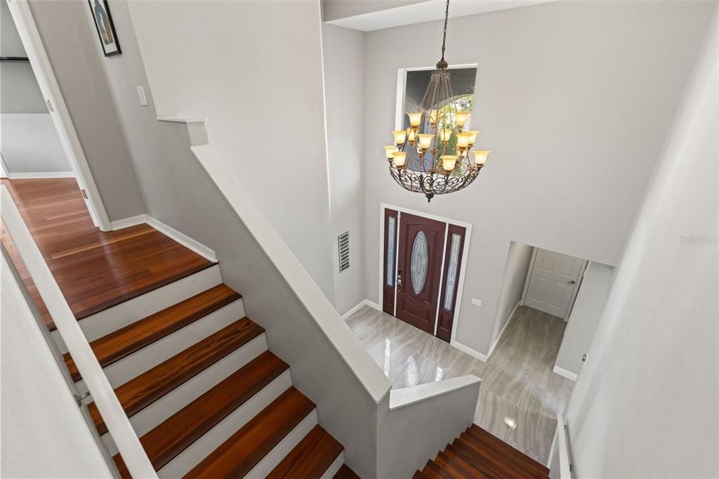 Chandelier, Interior, Wood Texture Flooring