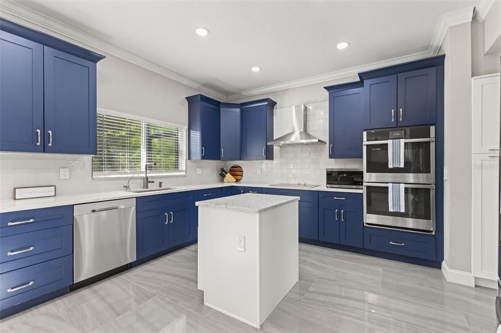 Interior, Kitchen, Recessed Lighting, Stainless Steel Appliances