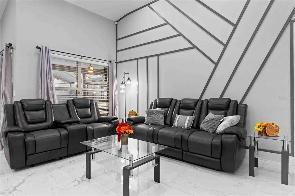 Interior, Living room, Marble