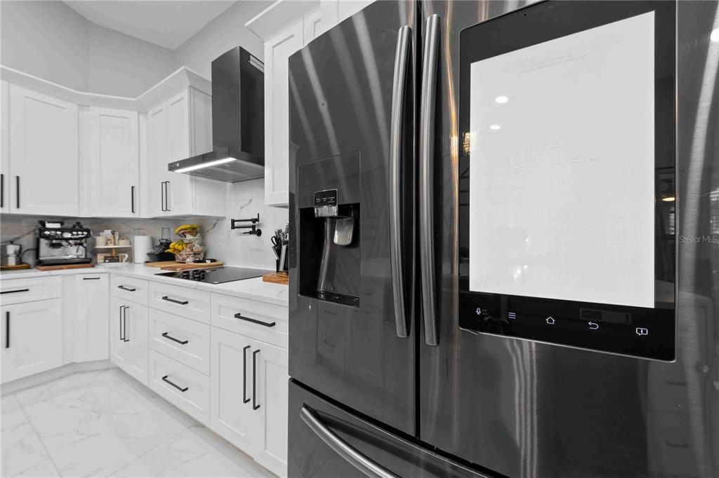 Interior, Kitchen, Marble, Stainless Steel Appliances