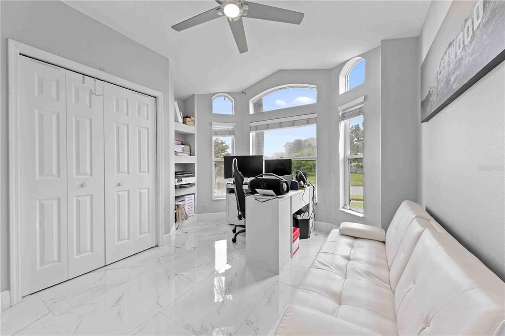 Home Office, Interior, Marble