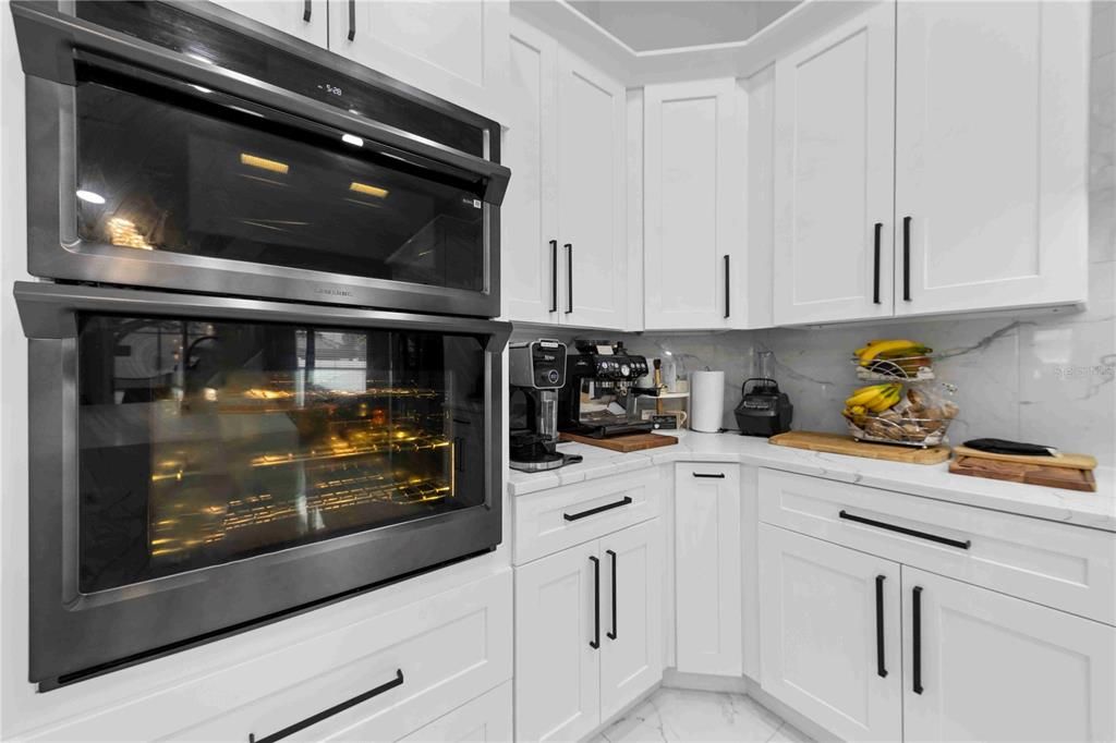 Interior, Kitchen, Marble, Stainless Steel Appliances