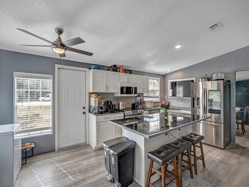Interior, Kitchen, Recessed Lighting, Stainless Steel Appliances