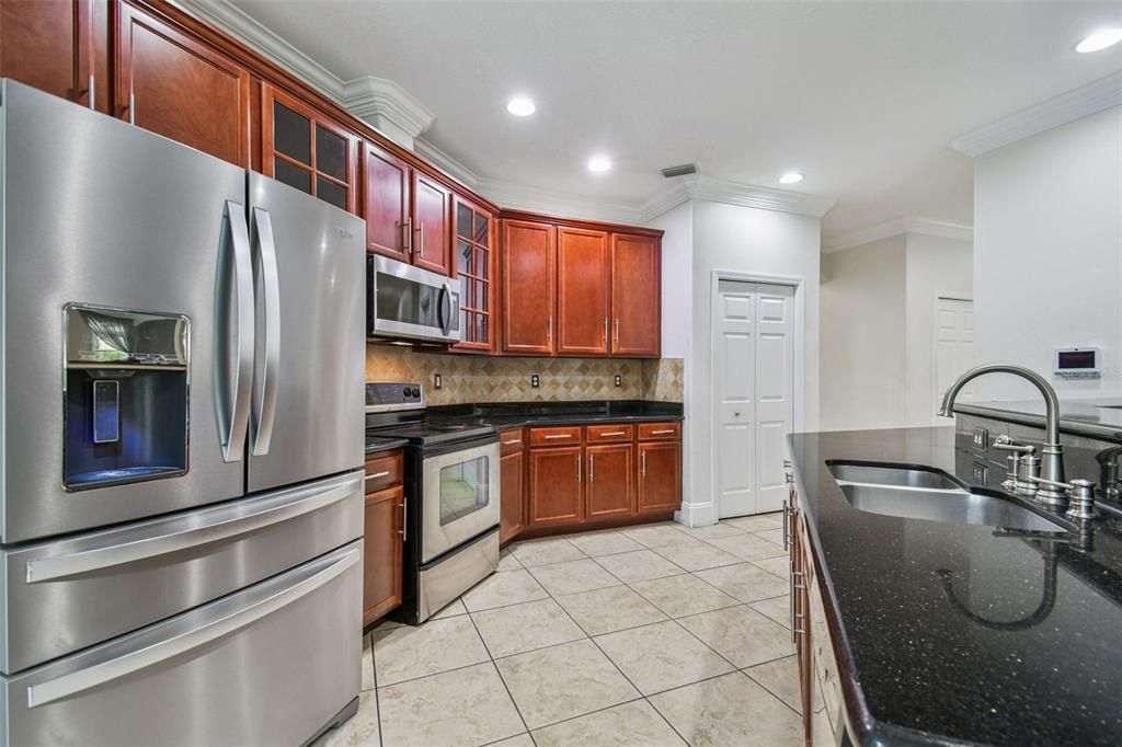 Interior, Kitchen, Recessed Lighting, Stainless Steel Appliances