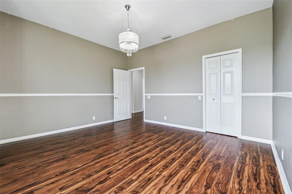 Chandelier, Empty room, Interior, Wood Texture Flooring