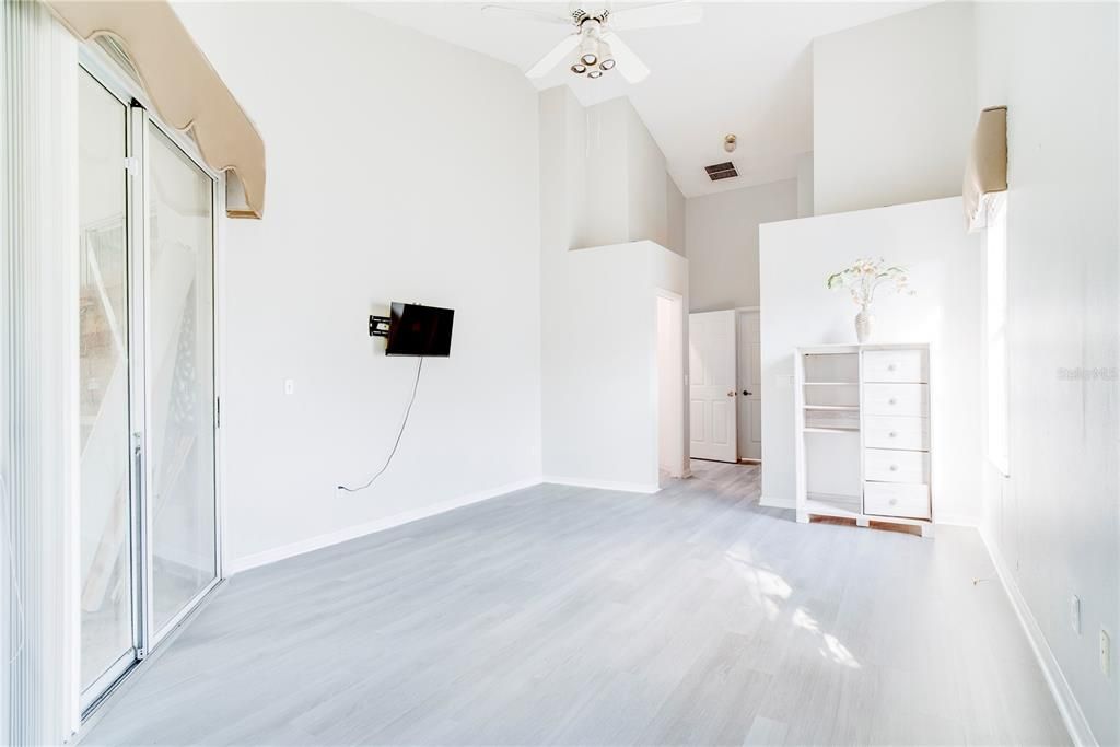 Empty room, Interior, Wood Texture Flooring