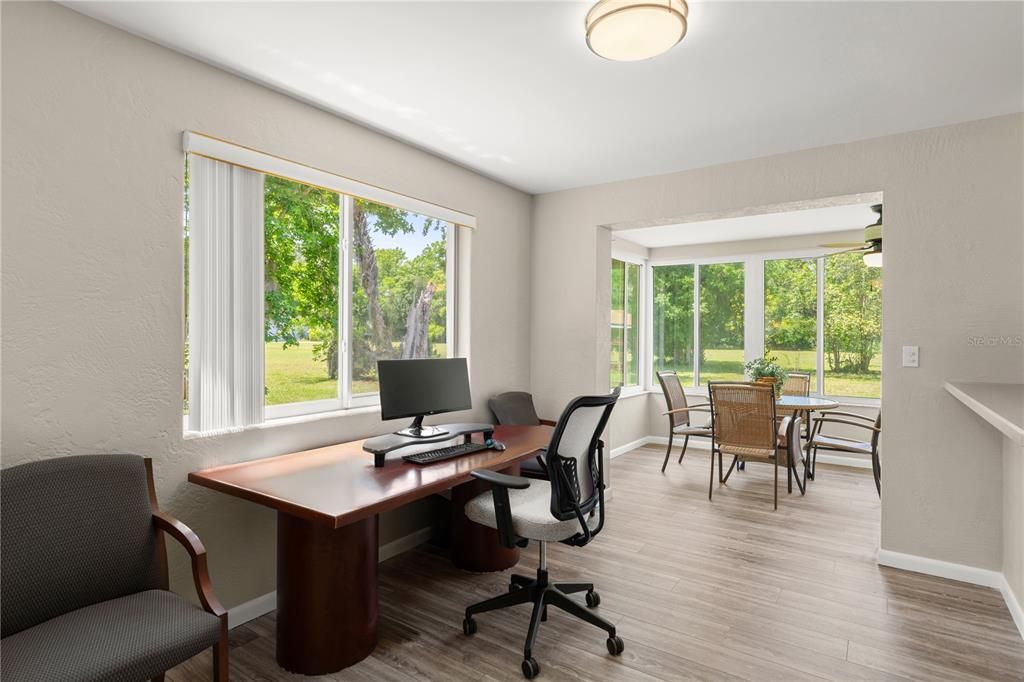 Home Office, Interior, Wood Texture Flooring