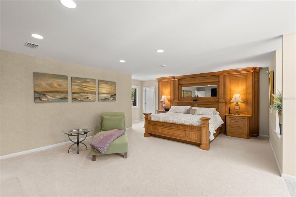 Bedroom, Interior, Recessed Lighting