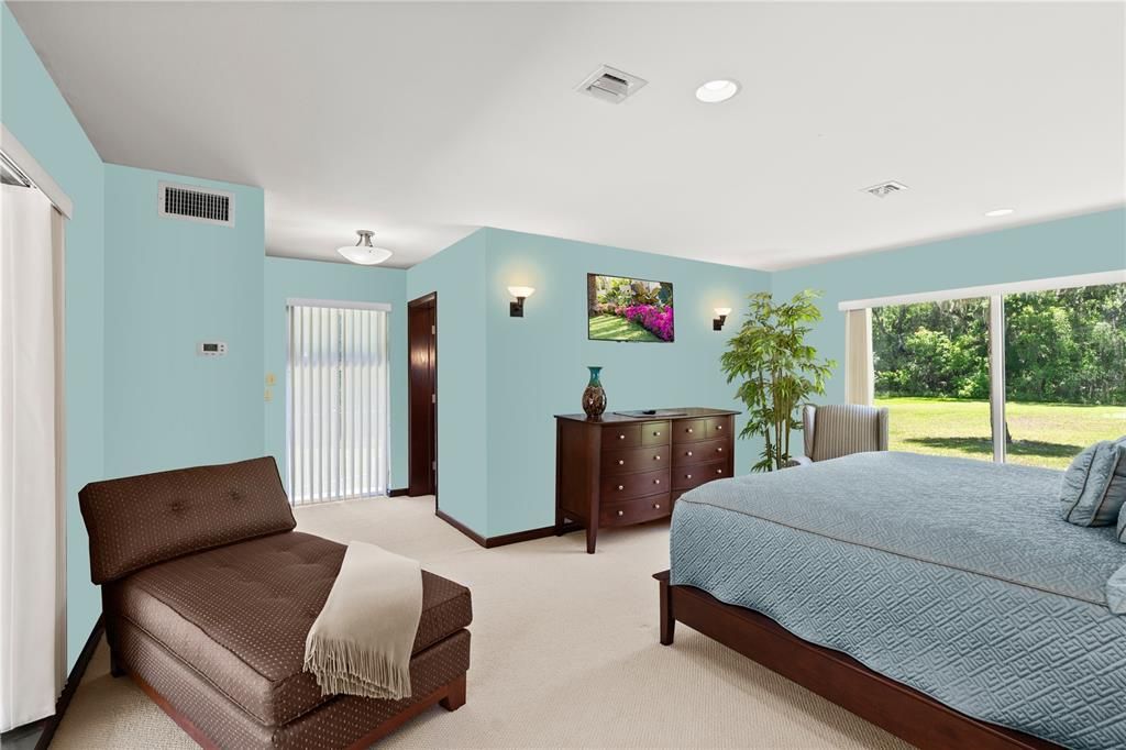 Bedroom, Interior, Recessed Lighting