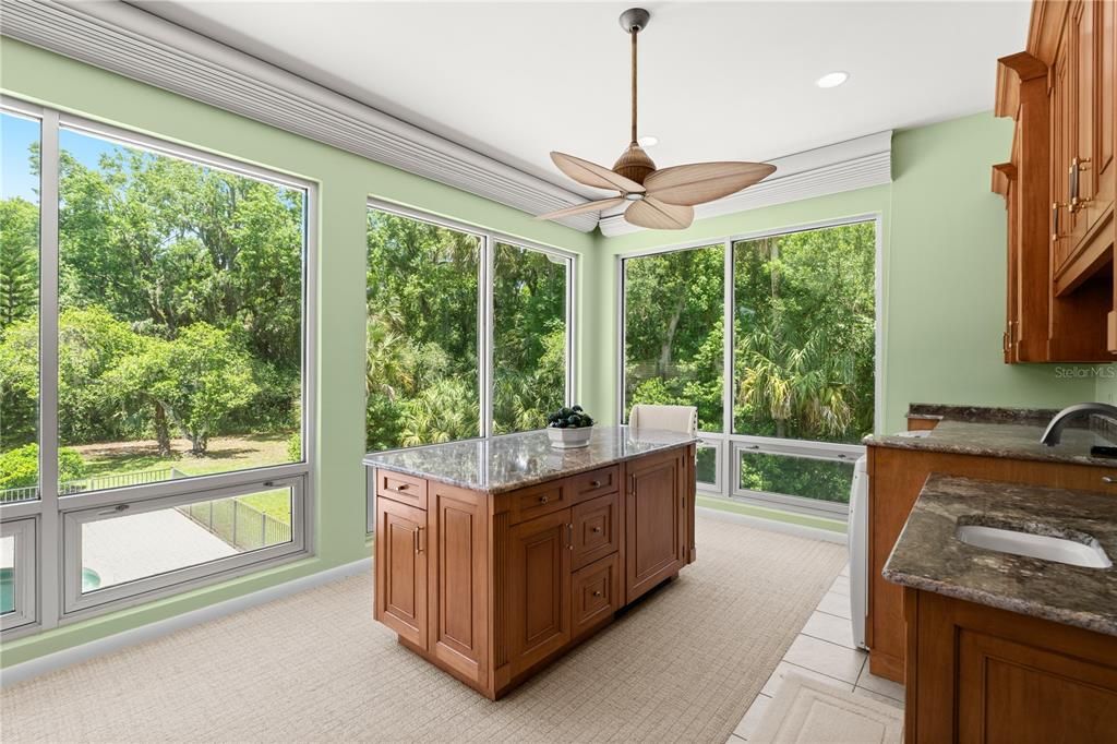Interior, Recessed Lighting, Sun Room