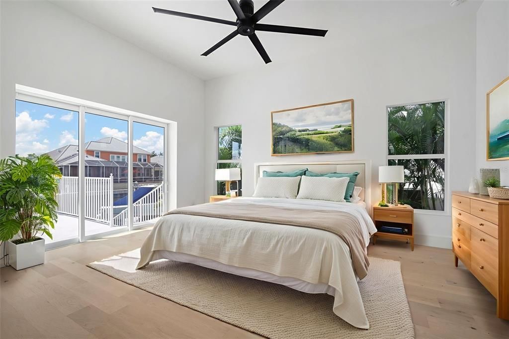 Bedroom, Interior, Wood Texture Flooring