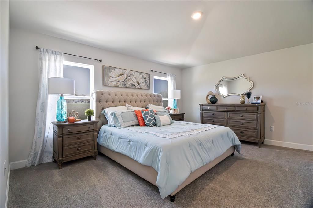 Bedroom, Interior, Recessed Lighting