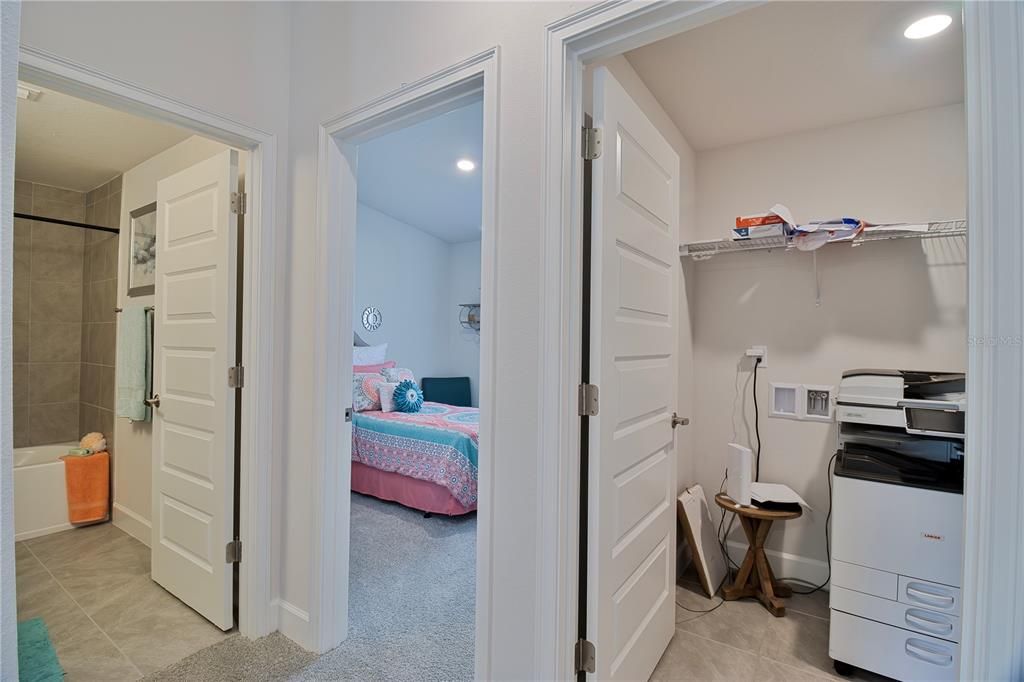 Bedroom, Interior, Recessed Lighting