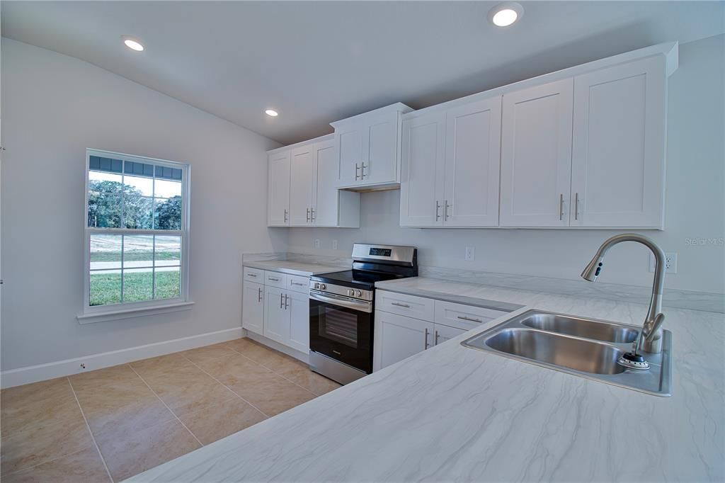Interior, Kitchen, Recessed Lighting, Stainless Steel Appliances