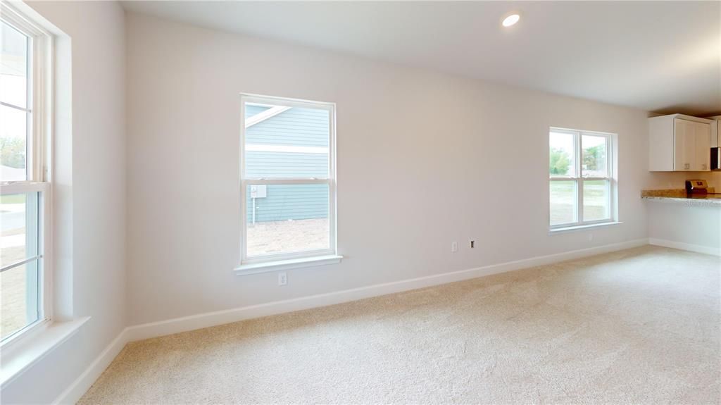 Empty room, Interior, Recessed Lighting