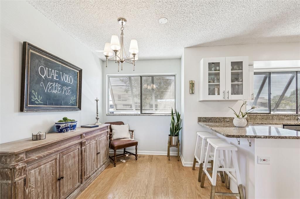 Chandelier, Interior, Wood Texture Flooring