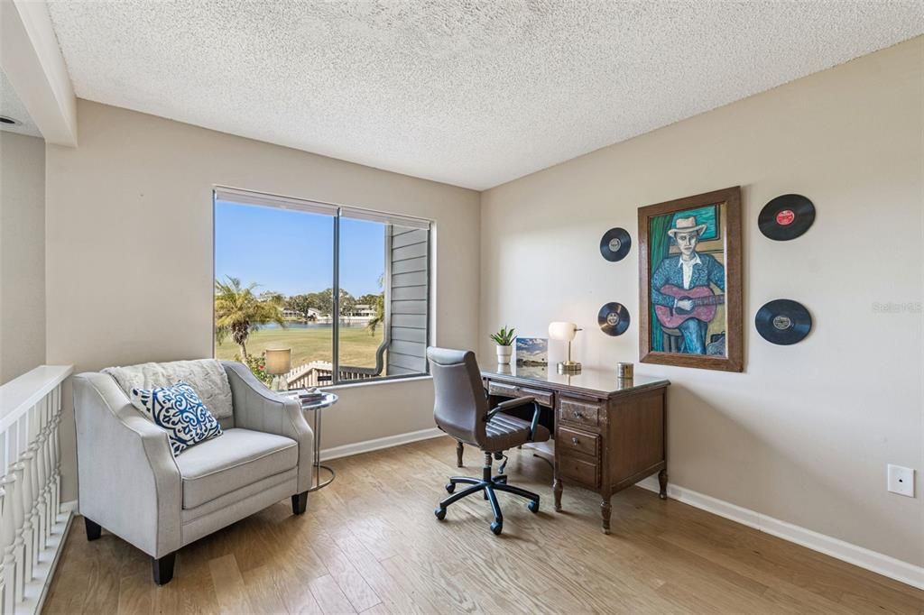 Home Office, Interior, Wood Texture Flooring