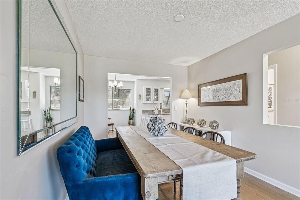 Dining room, Interior, Wood Texture Flooring