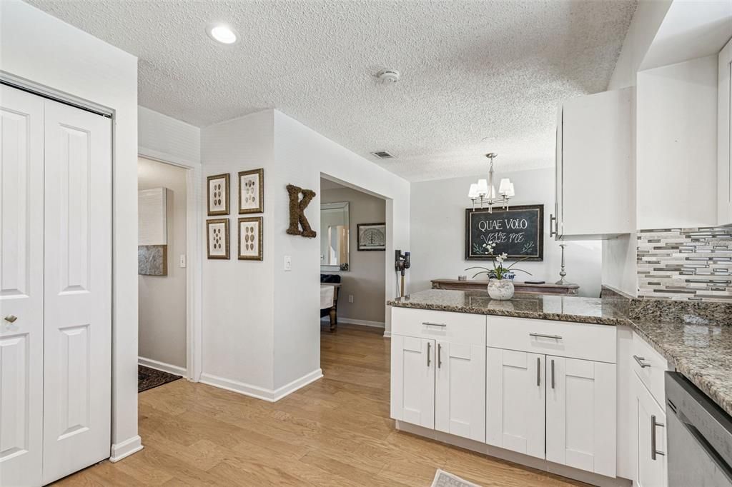 Bathroom, Interior, Recessed Lighting, Wood Texture Flooring