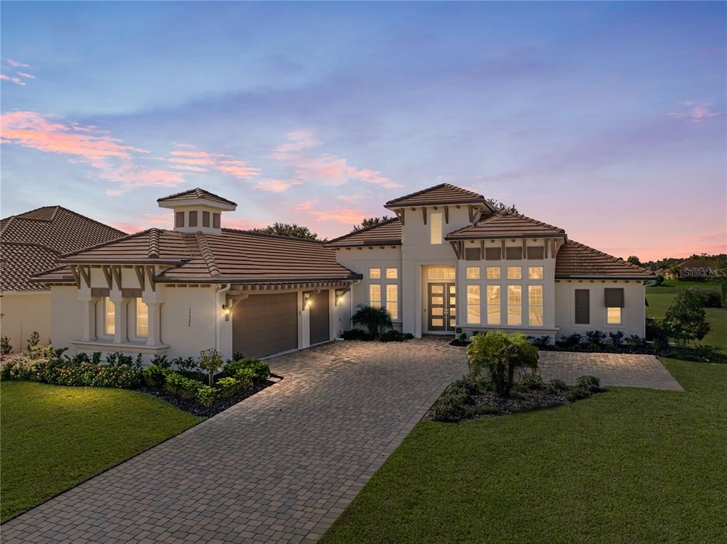 Attached, Backyard, Exterior, Facade, Mediterranean