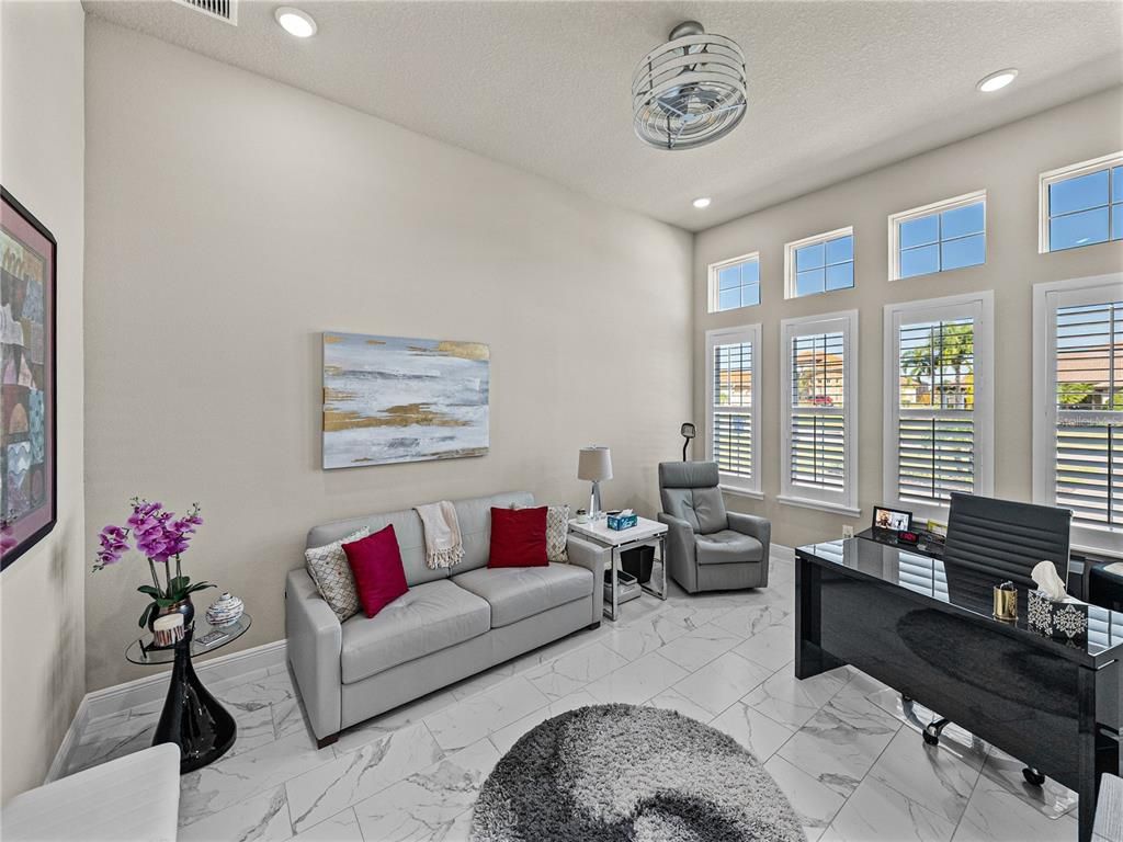 Interior, Living room, Marble, Recessed Lighting