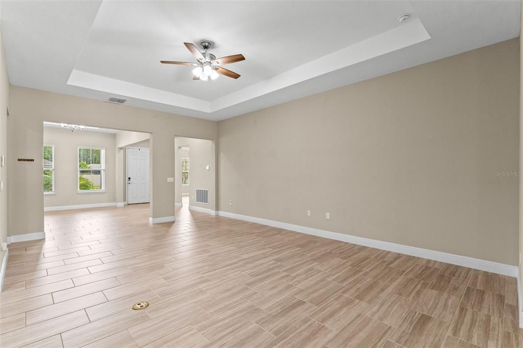 Empty room, Interior, Wood Texture Flooring