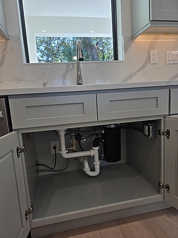 Interior, Marble Walls, Wood Texture Flooring