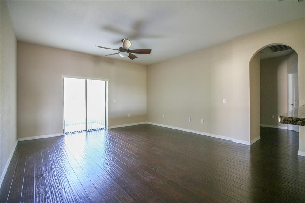 Empty room, Interior, Wood Texture Flooring