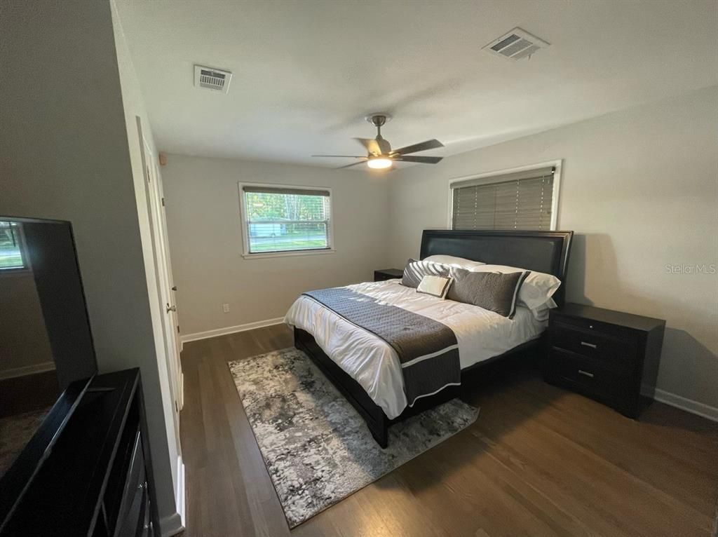 Bedroom, Interior, Wood Texture Flooring