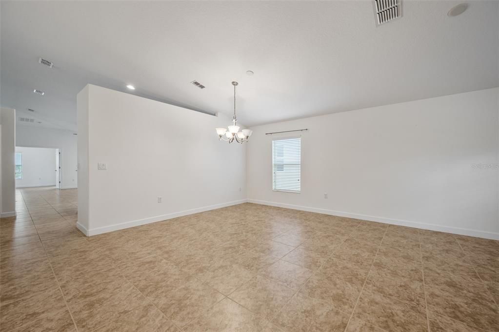 Chandelier, Empty room, Interior, Recessed Lighting