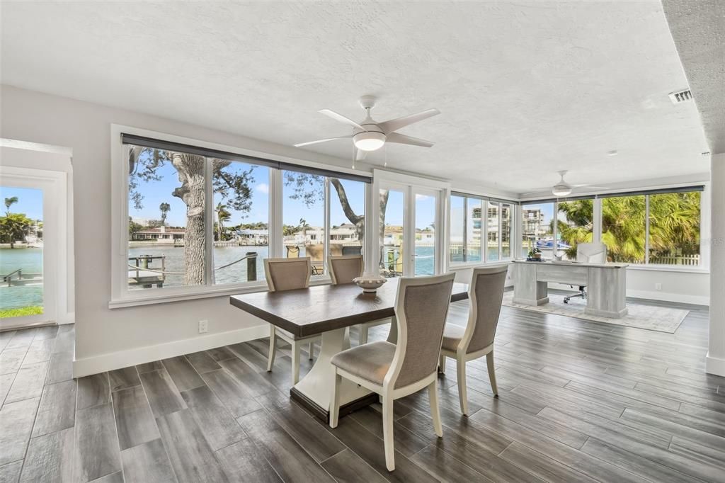 Home Office, Interior, Water, Wood Texture Flooring