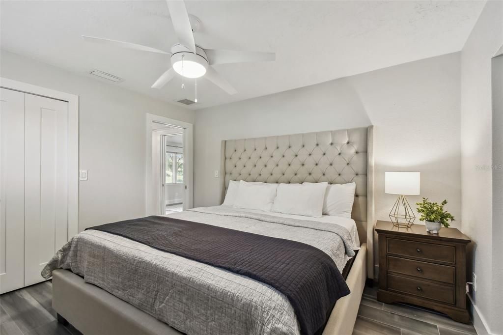 Bedroom, Interior, Wood Texture Flooring