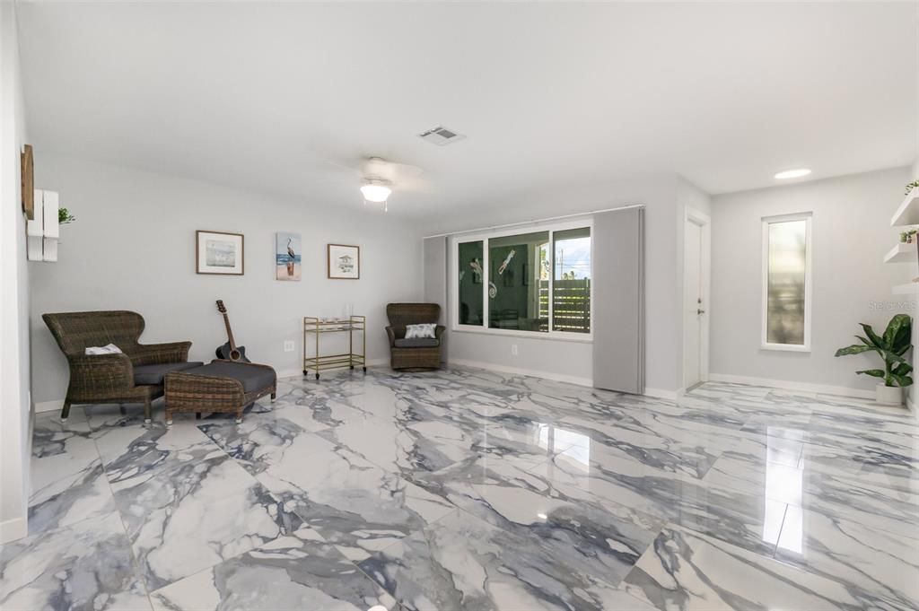 Interior, Marble, Recessed Lighting