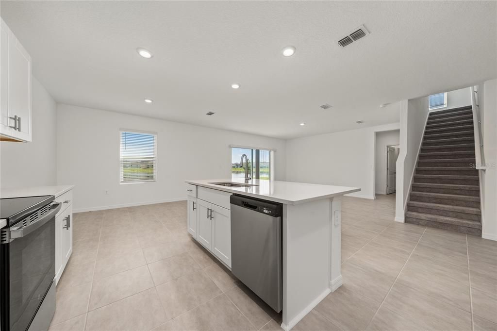 Interior, Kitchen, Recessed Lighting, Stainless Steel Appliances