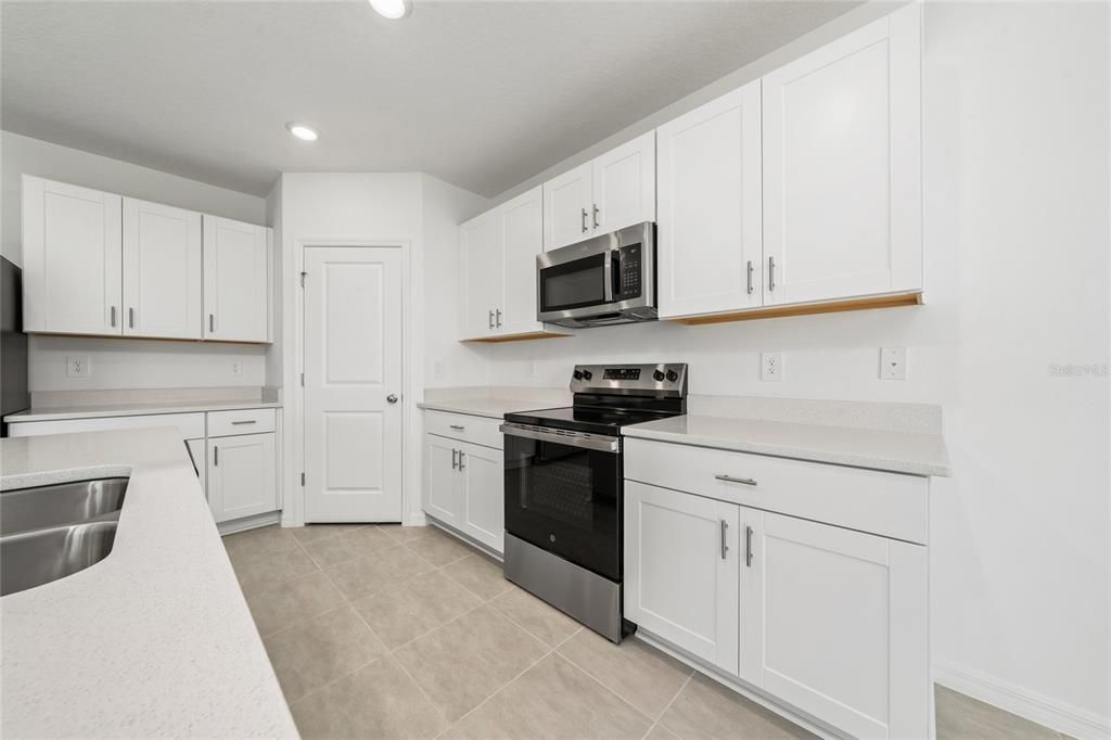 Interior, Kitchen, Recessed Lighting, Stainless Steel Appliances