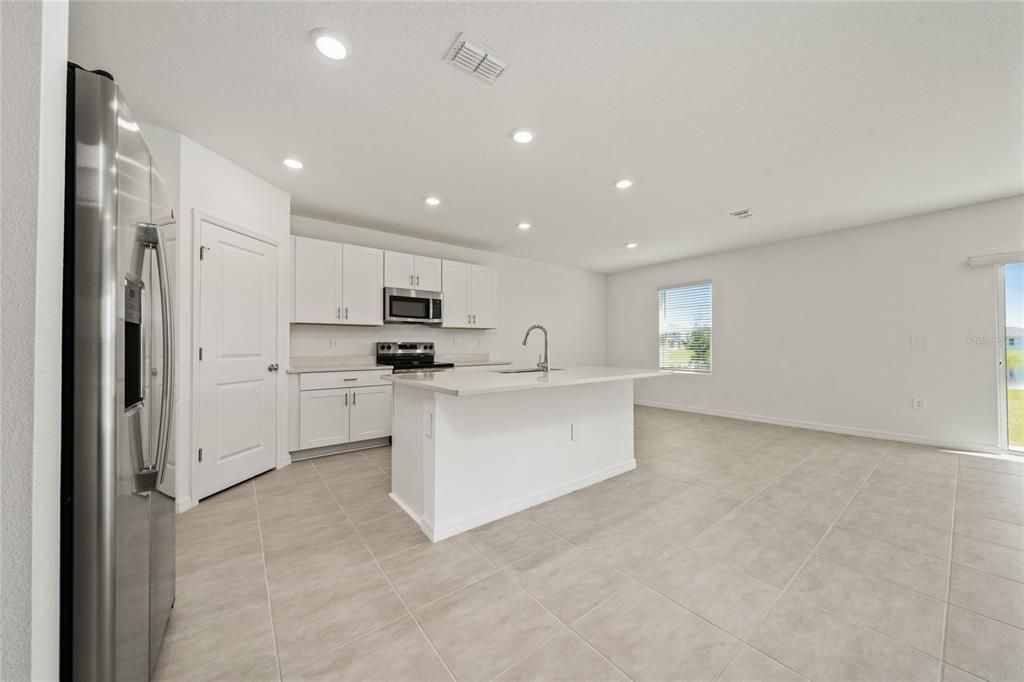 Interior, Kitchen, Recessed Lighting, Stainless Steel Appliances