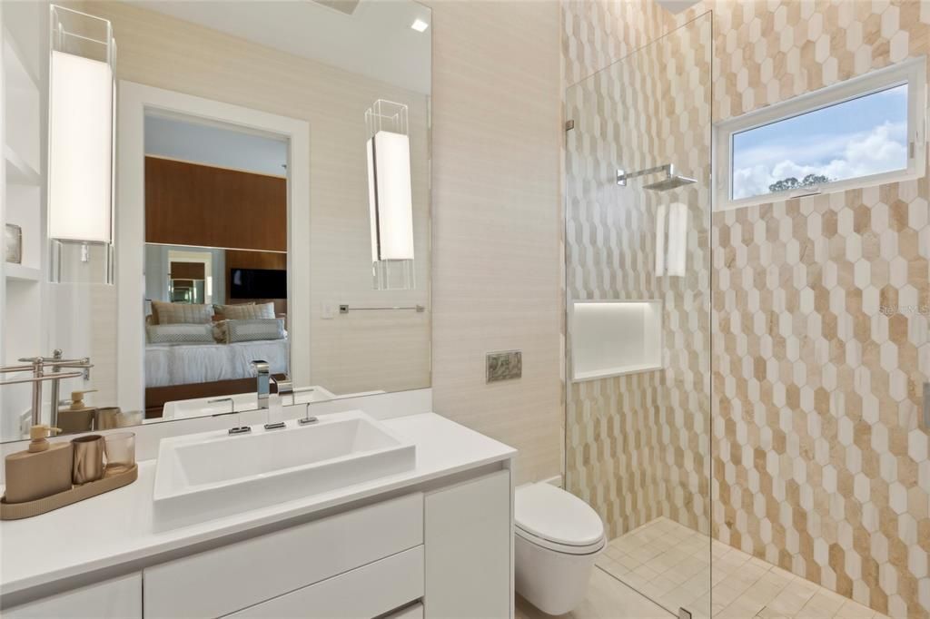 Bathroom, Glass Shower, Interior
