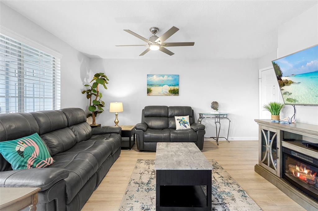 Fireplace, Interior, Living room, Wood Texture Flooring