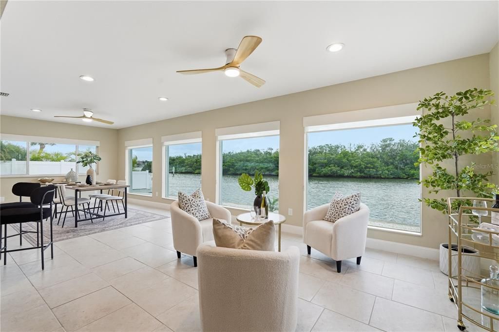 Interior, Living room, Recessed Lighting, Water